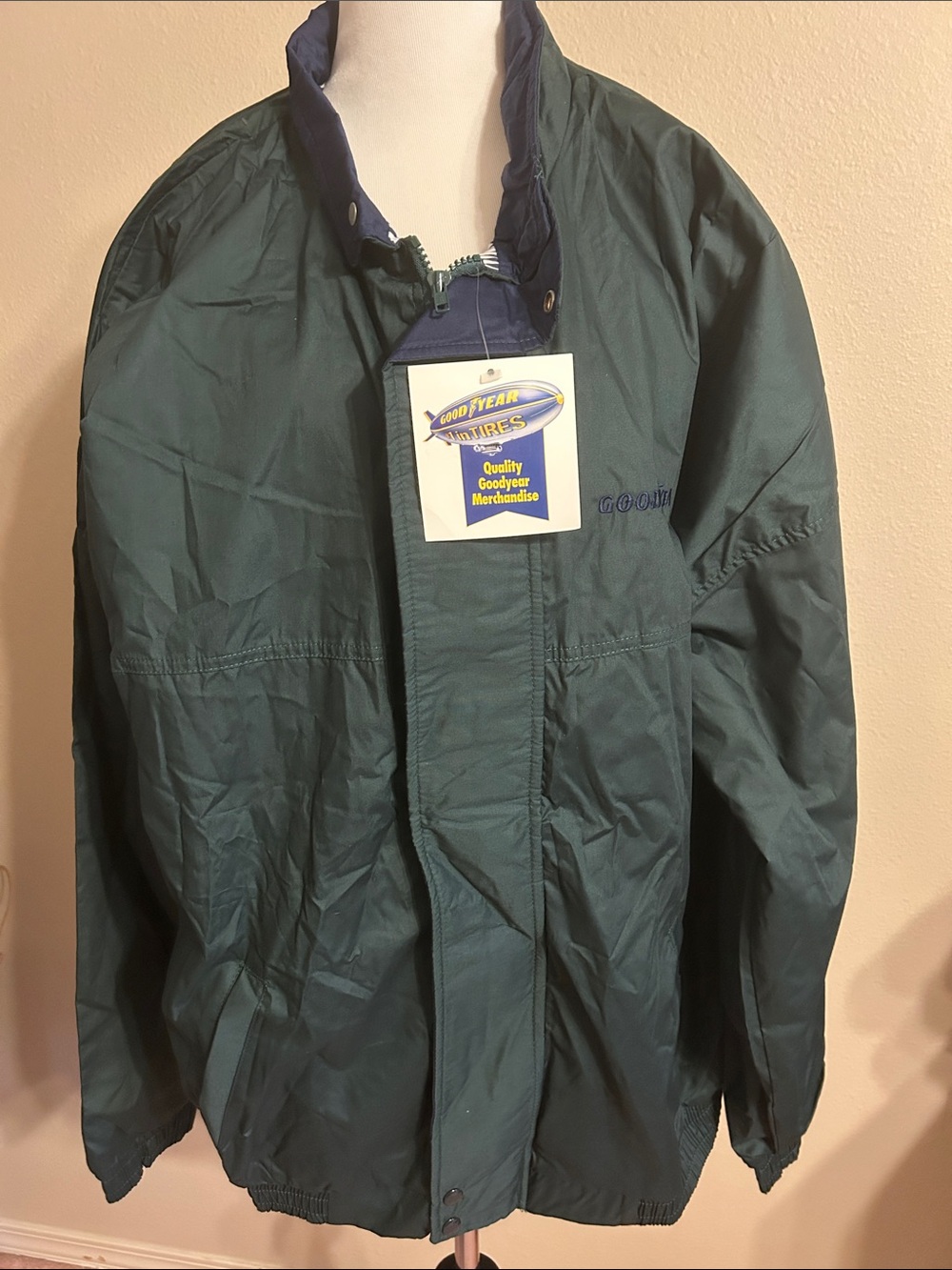 Goodyear Men’s Forest Green Windbreaker Jacket
